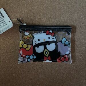 Hello Kitty Clear Pouch with Badtz-Maru Design